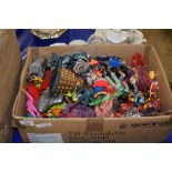 LARGE BOX OF CHILDRENS PLASTIC TOYS