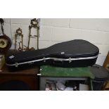 HOFNER ARCH BACK ACOUSTIC GUITAR IN TRAVEL CASE