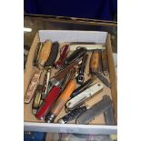 COLLECTION OF PEN KNIVES ETC