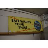 ADVERTISING INTEREST - MANSION GUARD SHINE SILICON CARD ADVERTISING SIGN, 122CM WIDE