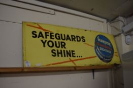 ADVERTISING INTEREST - MANSION GUARD SHINE SILICON CARD ADVERTISING SIGN, 122CM WIDE