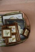 MIXED LOT COMPRISING PICTURES AND NEEDLEWORK PICTURES, MAINLY OWLS AND WILDLIFE THEMES