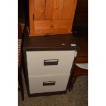 ROYALE TWO DRAWER METAL FILING CABINET, 72CM HIGH