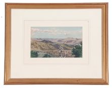 John Cyril Harrison (British, 20th century), A set of three South African landscapes, watercolour,