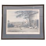 After Samuel Howitt (British, 18th century), A pair of hunting prints: 'Shooters going out in a