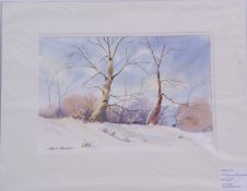 Frank Halliday (British, 20th century), A group of three winter landscapes, individually signed