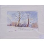 Frank Halliday (British, 20th century), A group of three winter landscapes, individually signed