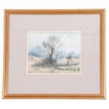 Trevor Parkin (British, 20th century), Autumnal Landscape, watercolour, signed, 8 x 9ins