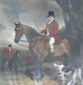 After Francis Grant, engraved by James Scott, "James John Farquharson, Esquire", hand coloured