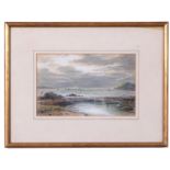 Charles Nicholls Woolnoth (British 19th Century), Bay of Fleet, Gatehouse, Scotland, watercolour,
