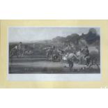 After George Harvey, engraved by W H Simmons, "The Bowlers", black and white mezzotint, published by