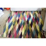 MODERN MULTI-COLOURED FLOOR RUG