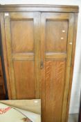 EARLY 20TH CENTURY OAK DOUBLE DOOR WARDROBE