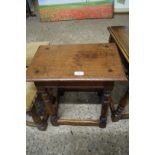 OAK JOINT STOOL IN THE 18TH CENTURY STYLE, 45CM WIDE