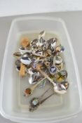 BOX OF VARIOUS COLLECTORS SPOONS