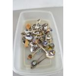 BOX OF VARIOUS COLLECTORS SPOONS