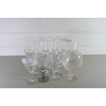 QTY OF MIXED DRINKING GLASSES