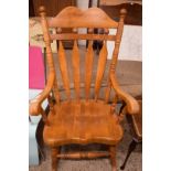 MODERN WINDSOR STYLE ROCKING CHAIR