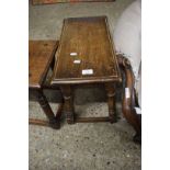 OAK JOINT STOOL IN THE 18TH CENTURY STYLE, 48CM WIDE