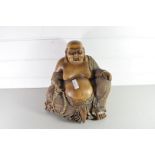 HARDWOOD MODEL BUDDHA