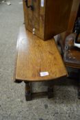 SMALL OAK DROP LEAF COFFEE TABLE, 57CM WIDE