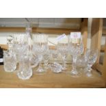 QTY OF CLEAR DRINKING GLASSES