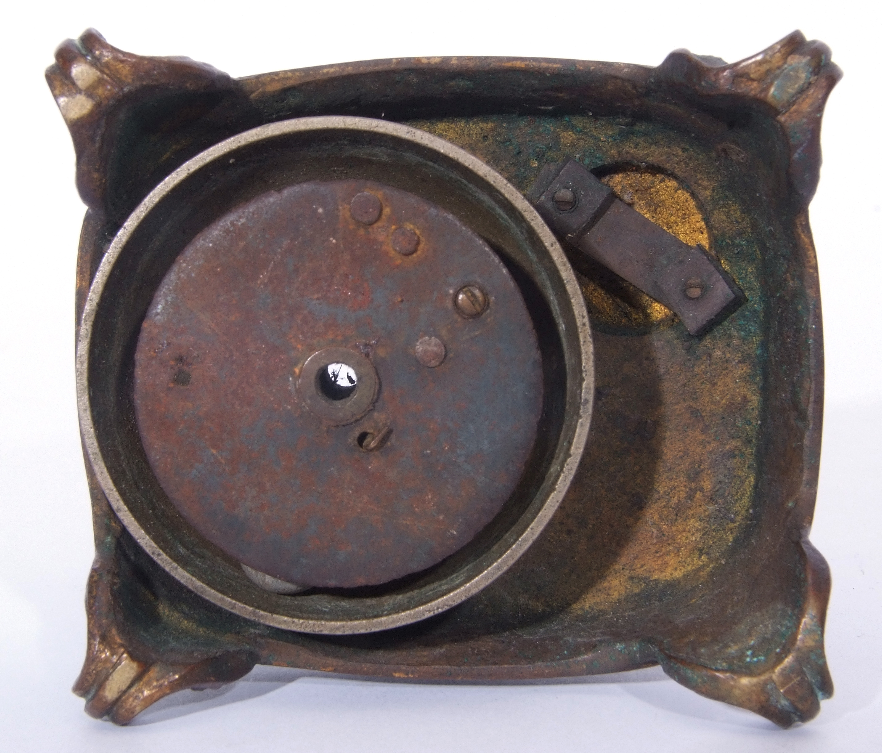 Antique bronze desk bell, a model of a monkey - Image 10 of 11