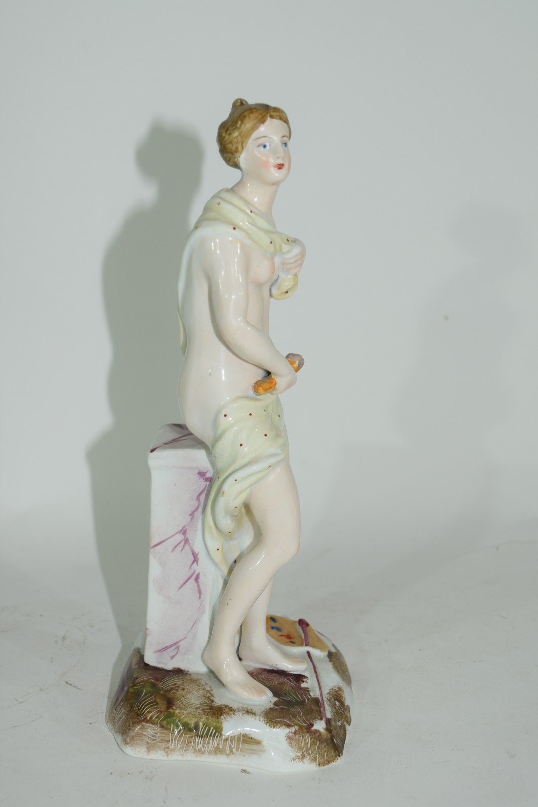 Continental porcelain figure of a classical lady - Image 4 of 5