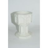 19th century Minton Parian ware model of a font
