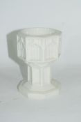 19th century Minton Parian ware model of a font