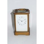 Brass carriage clock