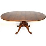 Good quality reproduction cherry wood dining table