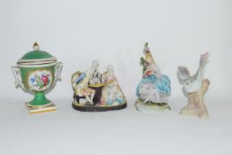 Group of ceramic figures