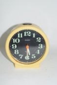 1950s Japanese plastic Orient quartz alarm clock