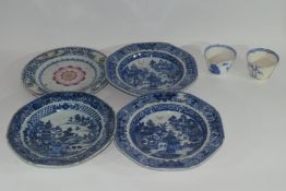 Group of Chinese export porcelain plates