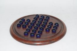 Solitaire Board & Marbles