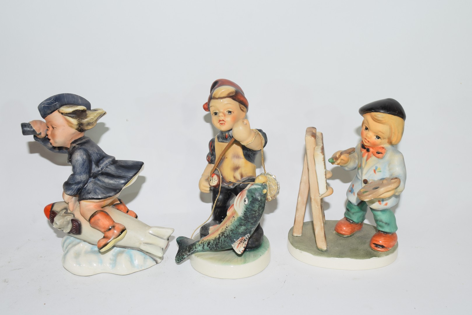 Collection of eight Friedel of Bavaria models of children doing various activities including one - Image 2 of 8