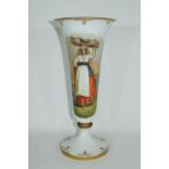 19th century opaline glass vase