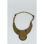 Tortoiseshell style Art Deco necklace