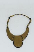 Tortoiseshell style Art Deco necklace