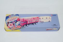 Corgi boxed model of a Chipperfields Circus lorry and caravan No 97888