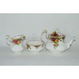 Royal Albert tea set in the Old Country Roses pattern