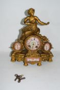 19th century Continental mantel clock