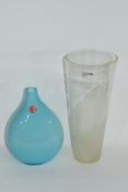 Two Swedish Art glass vases