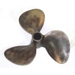 Small Bronze propeller, diam approx 22cm Condition: Appears structurally sound