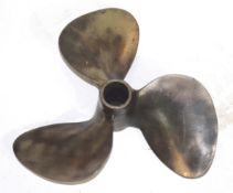 Small Bronze propeller, diam approx 22cm Condition: Appears structurally sound