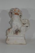 Oriental pottery figure of dog of Fo