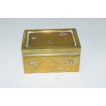 Small Chinese brass box
