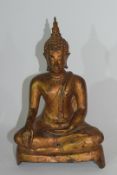 Metal figure of a Buddha