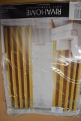 ECLIPSE EYELET BLACKOUT THERMAL CURTAINS, GOLD, 66INS X 90INS